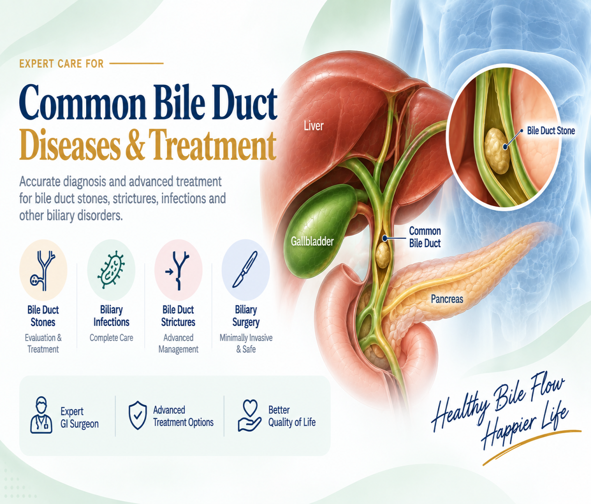 Common Bile Duct Diseases and Treatment - Expert Biliary Care