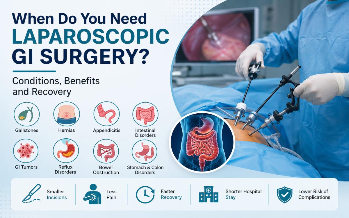 When Do You Need Laparoscopic GI Surgery? Conditions, Benefits and Recovery