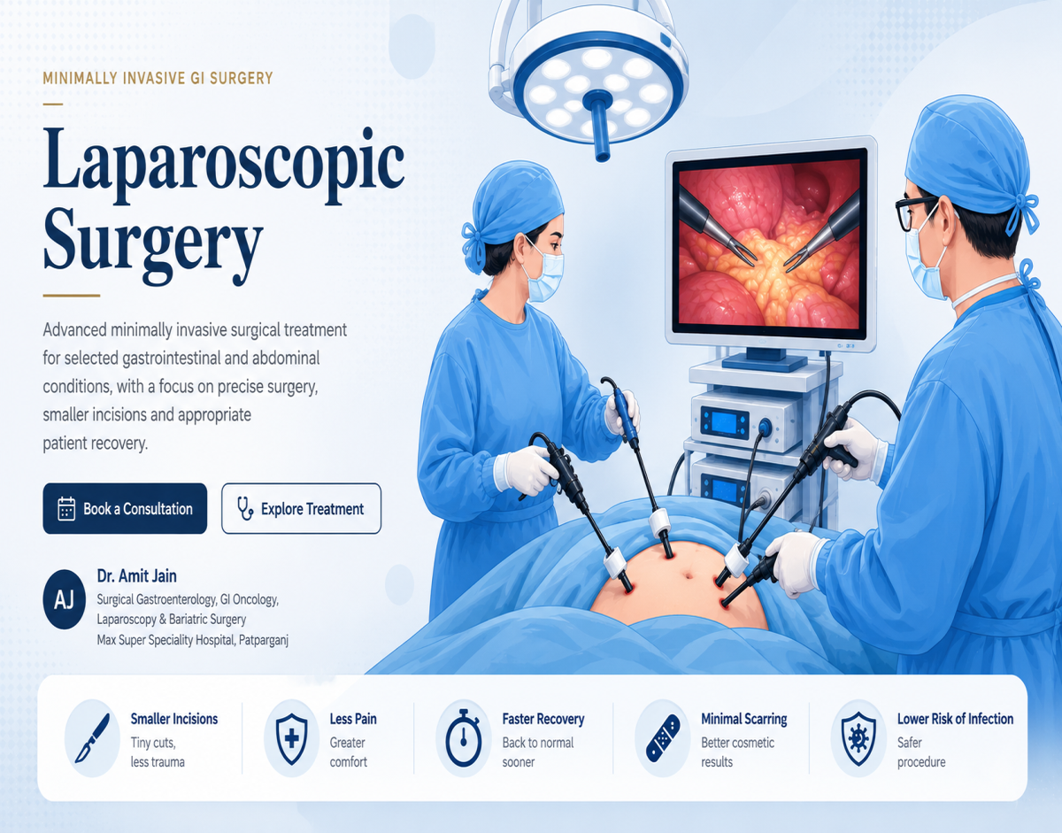 Laparoscopic surgery procedure