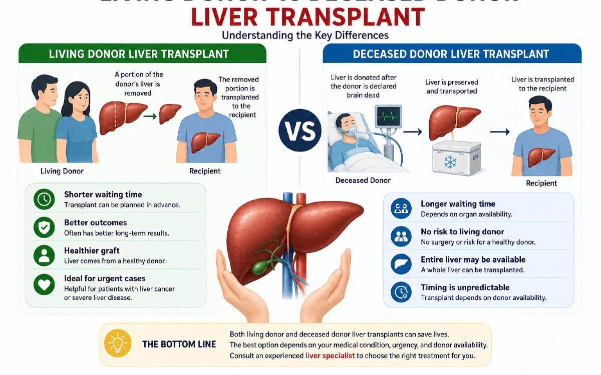 Living Donor vs Deceased Donor Liver Transplant: What’s the Difference?