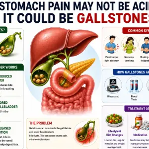 Your Stomach Pain May Not Be Acidity — It Could Be Gallstones